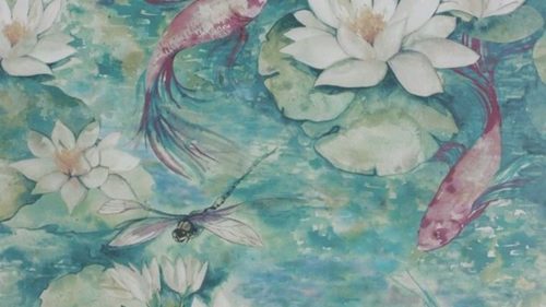 Water Lily Jade W7148-02